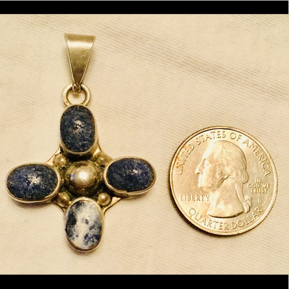 Vintage 60s to 70s hand crafted cross! 925 Silver. - Picture 2 of 8